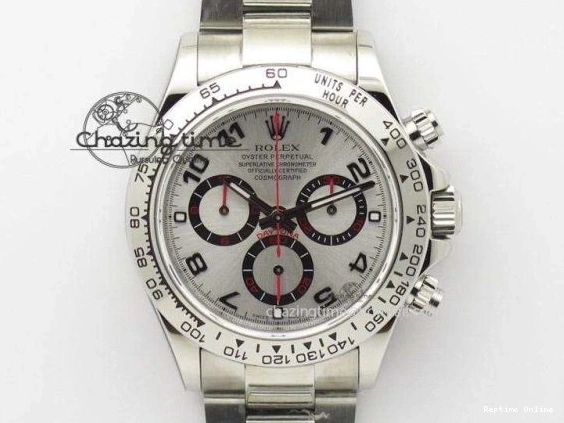 1103 Casual Oyster Perpetual 41mm 124300 EWF Best Edition Red Dial on SS Bracelet A 2856